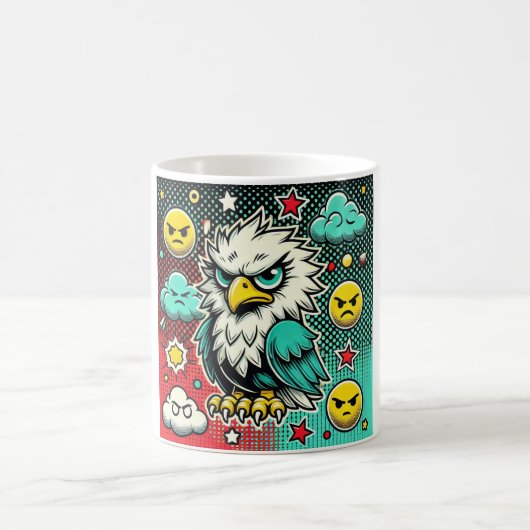 Angry Eagle Kaffeetasse (Mittel)