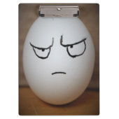 Angry Egg Clipboard Klemmbrett (Vorderseite)