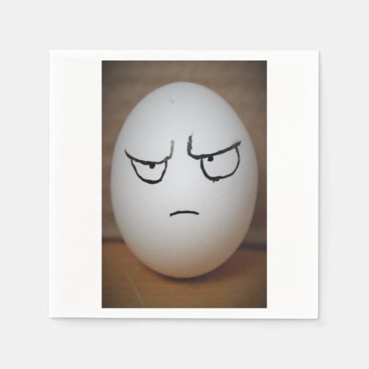 Angry Egg Paper Napkins Serviette (Vorderseite)