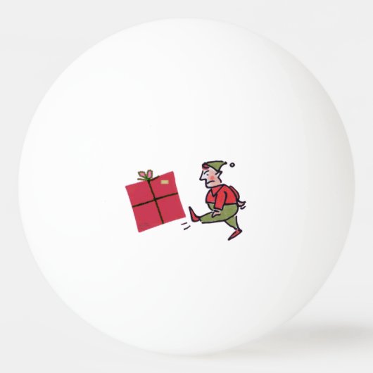 Angry Elf 1-Sterne Tischtennisball (Vorderseite)