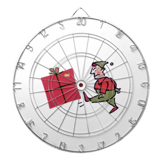 Angry Elf Dartboard Dartscheibe (vorne)