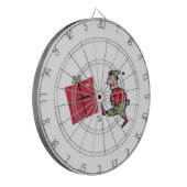 Angry Elf Dartboard Dartscheibe (Vorderseite Links)