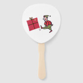 Angry Elf paddle hand fans Fächer (Rückseite)