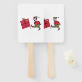 Angry Elf rectangle hand fans Fächer (Vorne und Hinten)