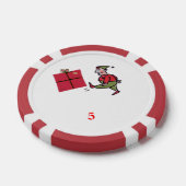 Angry Elf Red 5 Streifen Poker Chip (Einzeln)