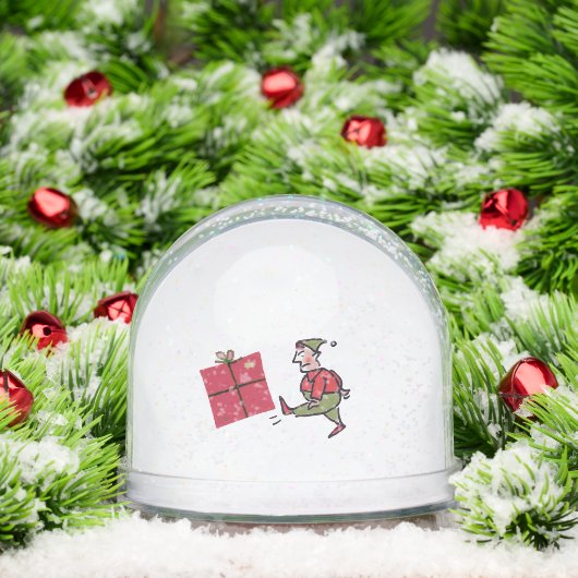 Angry Elf snow globe Schneekugeln (Weihnachten)