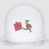 Angry Elf snow globe Schneekugeln (Rückseite)