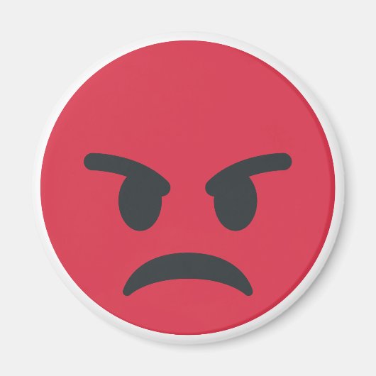 Angry Emoji Magnet (Vorne)