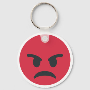 Angry Emoji Schlüsselanhänger
