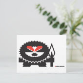 Angry Eskimo Postkarte (Stehend Vorderseite)