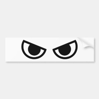 Angry Eyes Autoaufkleber