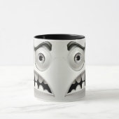 Angry face 3d sarkastisch lustig tasse (Zentrum)