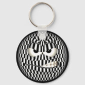 Angry Face Emoticon Schlüsselanhänger (Vorderseite)