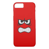 Angry Face Funny Case-Mate iPhone Hülle (Rückseite)