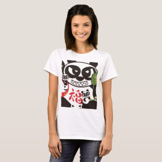 Angry Face Panda God  T-Shirt