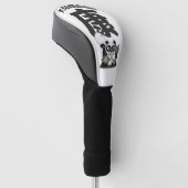 Angry Face Panda Gott der Gesundheit Golf Head Cov Golf Headcover (angewinkelt)