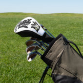 Angry Face Panda Gott der Gesundheit Golf Head Cov Golf Headcover (In SItu)