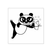 Angry Face Panda jubeln Gummistempel (Prägung)