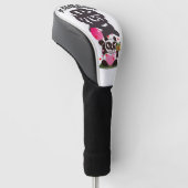 Angry Face Panda Liebe Golf Head Cover Golf Headcover (angewinkelt)