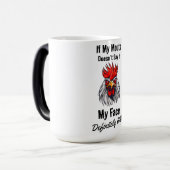 Angry Face Verwandlungstasse (Vorderseite Links)