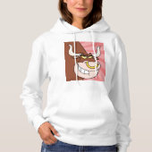 Angry Fierce Bull Mascot mit Nasenring Hoodie (Vorderseite)