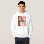 Angry Fierce Bull Mascot mit Nasenring Hoodie (Vorne ganz)