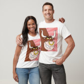 Angry Fierce Bull Mascot mit Nasenring T-Shirt (Unisex)
