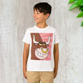 Angry Fierce Bull Mascot mit Nasenring T-Shirt