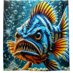 Angry Fish Duschvorhang