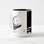 Angry Fitz Zwei-Tone-Tasse Zweifarbige Tasse (Vorderseite Links)