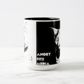 Angry Fitz Zwei-Tone-Tasse Zweifarbige Tasse (Mittel)