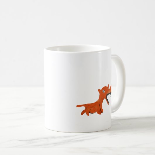 Angry Fox Kaffeetasse (VorderseiteRechts)