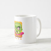 Angry Frankenstein Cartoon sagt Rwr Kaffeetasse (VorderseiteRechts)