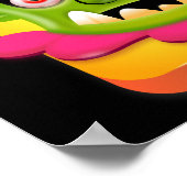 Angry Frankenstein Poster (Ecke)