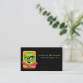 Angry Frankenstein Visitenkarte (Stehend Vorderseite)