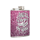 ANGRY FRAUEN ÄNDERN WELTWEITE GLITZER-TYPOGRAPHIE FLACHMANN (Rechts)