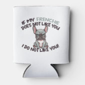 Angry Frenchie (Merle) - Einzigartiges Design Dosenkühler (Vorderseite)