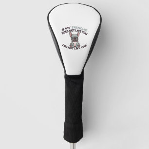 Angry Frenchie (Merle) - Einzigartiges Design Golf Headcover