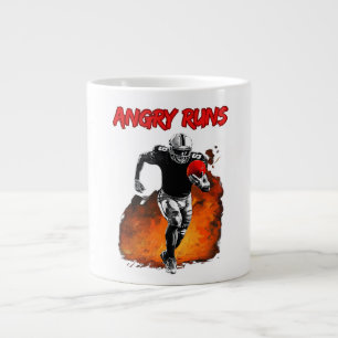 Angry führt gute morgendliche Fußball-Spezialität Jumbo-Tasse