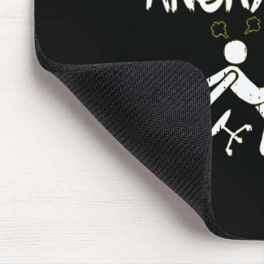 Angry Gamer Computer Funny Video Game Gift Mousepad (Ecke)