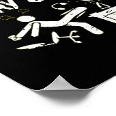 Angry Gamer Computer Funny Video Game Gift Poster (Ecke)