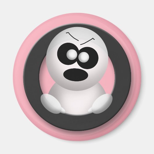Angry Ghost - Halloween Magnet (Vorne)