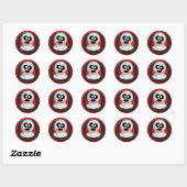 Angry Ghost - Halloween Stickers (Blatt)