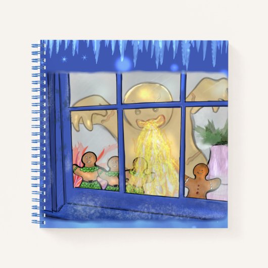 Angry Gingerbread Giant Notebook - Holiday Tale Notizblock (Vorderseite)