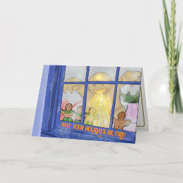 Angry Gingerbread Man Grußkarte - scharfe Wünsche Karte