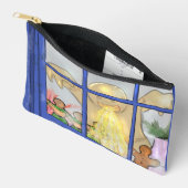 Angry Gingerbread Man Zipper Pouch - Holiday Tale Zubehörtasche (Offen)