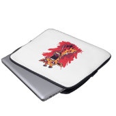 Angry Giraffe Graphic Funny Giraffe Kawaii Laptopschutzhülle (Vorne Knopf)