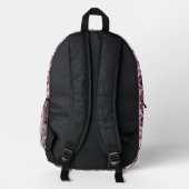 Angry Girl Bedruckter Rucksack (Rückseite)