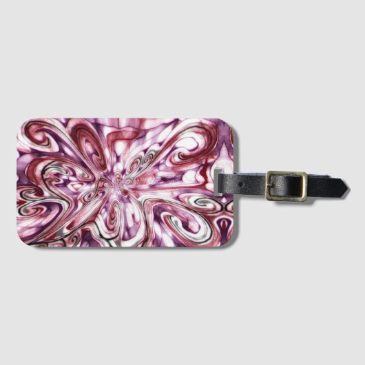 Angry Girl Gepäckanhänger (Vorderseite (Horizontal))