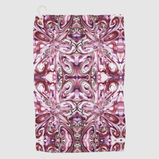 Angry Girl Golfhandtuch (Vorderseite)